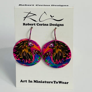 Robert Cerins - Earrings - Circle - Bird -  - Jewellery - McMillan Arts Centre & MAC Box Office
