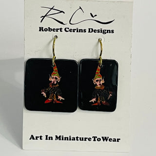 Robert Cerins - Earrings - Square & Rectangle - Elf -  - Jewellery - McMillan Arts Centre & MAC Box Office