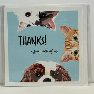 Sandra Russell - Card - "Thanks! from all of us" -  - Card - McMillan Arts Centre & MAC Box Office