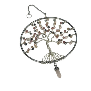 Dee Amendt - Suncatcher - Tree of Life  - 4" diameter, 9" hanging length -  - Metal Art - McMillan Arts Centre & MAC Box Office
