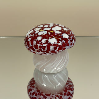 Cinderellas Glass - Glass - Mushroom - Red -  - Glass - McMillan Arts Centre & MAC Box Office