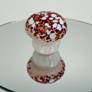 Cinderellas Glass - Glass - Mushroom - Red -  - Glass - McMillan Arts Centre & MAC Box Office