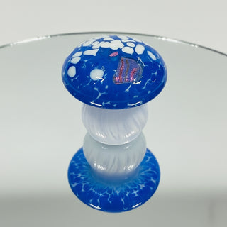 Cinderellas Glass - Glass - Mushroom - Blue -  - Glass - McMillan Arts Centre & MAC Box Office