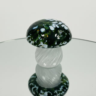 Cinderellas Glass - Glass - Mushroom - Dark Green -  - Glass - McMillan Arts Centre & MAC Box Office