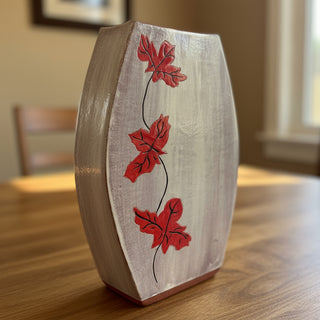 Claire Olivier - Pottery - Terracotta Vase - 8" tall -  - Pottery - McMillan Arts Centre & MAC Box Office