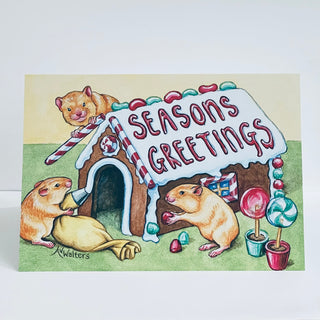 Andrea Walters - Christmas Card - Seasons Greetings - Sweet Greetings -  - Card - McMillan Arts Centre & MAC Box Office