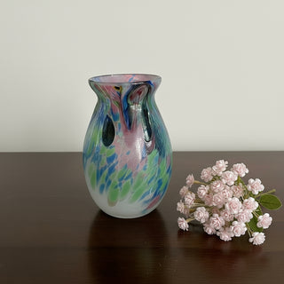 Cinderellas Glass- Glass - Small Vase - 4" tall -  - Glass - McMillan Arts Centre & MAC Box Office