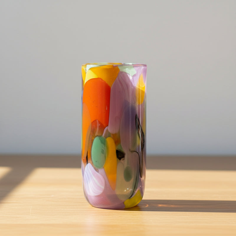 Cinderellas Glass - Tumbler -  6.5" tall -  - Glass Art - McMillan Arts Centre & MAC Box Office