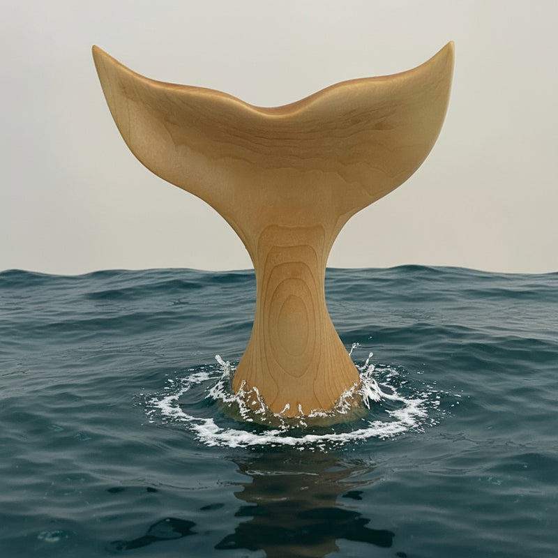 Chris Nash - Wood - Dorsal Fin carved from Bass wood -  - Carving - McMillan Arts Centre & MAC Box Office