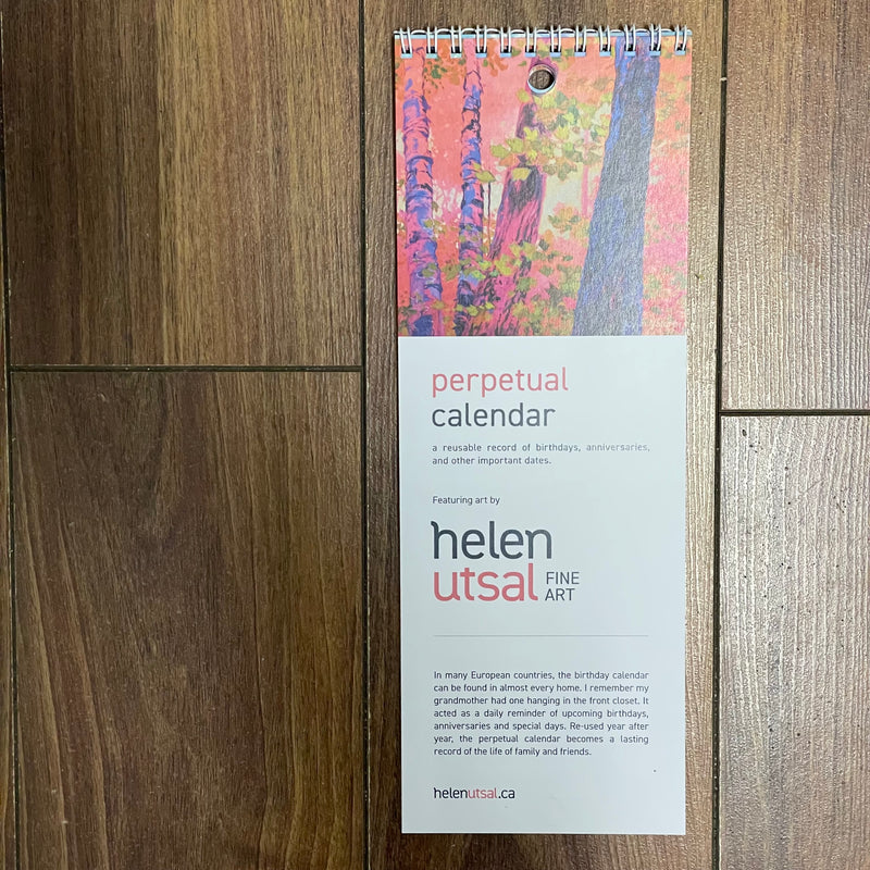 Helen Utsal - Perpetual Calendar -  - Calendar - McMillan Arts Centre & MAC Box Office