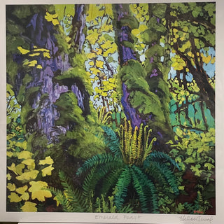 Helen Utsal - Art Print - "Emerald Forest" - 12" x 12" -  - Art Print - McMillan Arts Centre & MAC Box Office