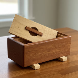 Gary Clark - Wood - Box - Bloodwood & Curly Maple -  - Wood - McMillan Arts Centre & MAC Box Office