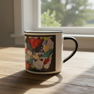 Linda Greig - Magic Mug - "Live life in full bloom" -  - Mug - McMillan Arts Centre & MAC Box Office