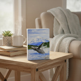 Carol Ann Owers - Painting - "Alaska Orca" -  - Painting - McMillan Arts Centre & MAC Box Office