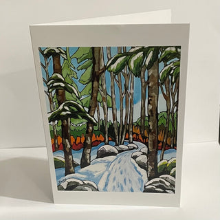 Joanne Ayley -"Through Snowy Woods" -  - Card - McMillan Arts Centre & MAC Box Office