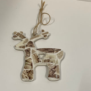 Deidre Michael - Christmas Ornament - Mosaic Deer -  - Mosaic - McMillan Arts Centre & MAC Box Office