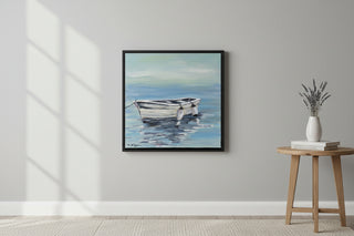 Marilyn Strongitharm - Acrylic Painting - Boat in Mist -  - Painting - McMillan Arts Centre & MAC Box Office