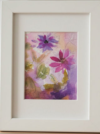 Linda Greig - Painting - "Quilt Time " - Framed - 5" x 7" -  - Painting - McMillan Arts Centre & MAC Box Office