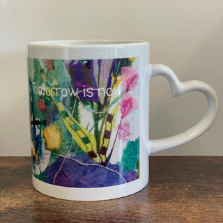 Linda Greig - Mug - "Tomorrow is Now" -  - Mug - McMillan Arts Centre & MAC Box Office