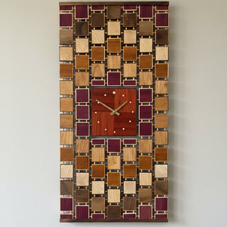 Gary Clark - Wood - Wall Clock -rectangular -  - Wood - McMillan Arts Centre & MAC Box Office
