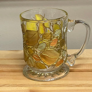 Lori Schiersmann - Pedestal Mug - Copper/Gold -  - Glass Art - McMillan Arts Centre & MAC Box Office