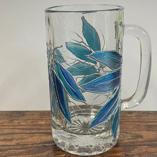 Lori Schiersmann - Beer Stein - Blue/Turquoise/Silver -  - Glass Art - McMillan Arts Centre & MAC Box Office