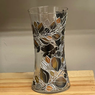 Lori Schiersmann - Vase - 10" tall - Black/Copper/Silver -  - Glass Art - McMillan Arts Centre & MAC Box Office