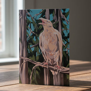 Kimberly Thompson - Card - The White Raven -  - Card - McMillan Arts Centre & MAC Box Office