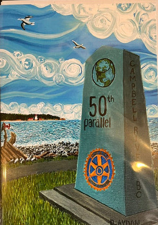 Robert Ayden - Card - 50th Parallel, Campbell River