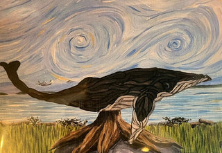 Robert Ayden - Card - Driftwood Humpback Whale