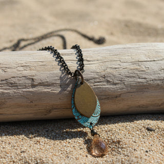 Alasha Lantinga - Necklace - Medium Sofia with Champagne Quartz -  - Jewellery - McMillan Arts Centre & MAC Box Office