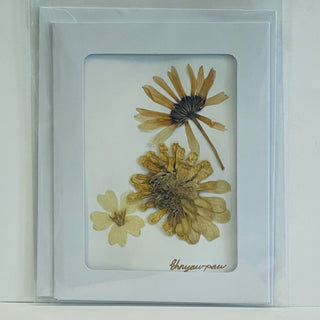 Ehnyawpaw Johidee - Card - Dried Flowers - 4.5" x 5.5" -  - Card - McMillan Arts Centre & MAC Box Office