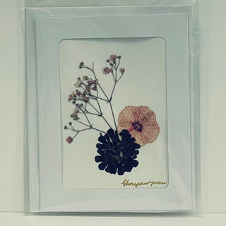 Ehnyawpaw Johidee - Card - Dried Flowers - 4.5" x 5.5" -  - Card - McMillan Arts Centre & MAC Box Office
