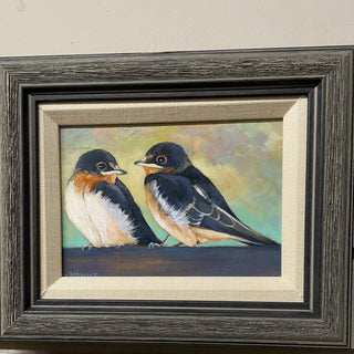 Cindy Mawle - Painting - "Sorry - Am I in Your Space?" -  -  - McMillan Arts Centre & MAC Box Office