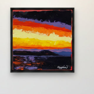 Evelyn Applin - Acrylic Painting -"Brilliance" 6" x 6" -  - Acrylic - McMillan Arts Centre & MAC Box Office