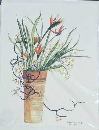 Donna D'Aquino - Card - "Bird of Paradise" - set of 5 blank cards -  - Card - McMillan Arts Centre & MAC Box Office