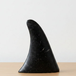 Ian Howie - Carving - Orca Dorsal Fin - 6" tall - Carmanah Black Marble, Franklin River Valley -  - Carving - McMillan Arts Centre & MAC Box Office