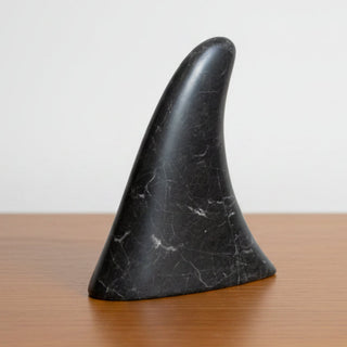 Ian Howie - Carving - Orca Dorsal Fin - 6" tall - Carmanah Black Marble, Franklin River Valley -  - Carving - McMillan Arts Centre & MAC Box Office