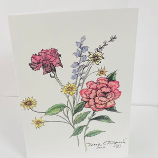 Donna D'Aquino - Card - "Spring Time" oversized card  5.5" x 8.5" -  - Card - McMillan Arts Centre & MAC Box Office