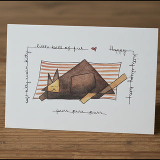 Michaela Schmidt - Card - Kitty! -  - Card - McMillan Arts Centre & MAC Box Office