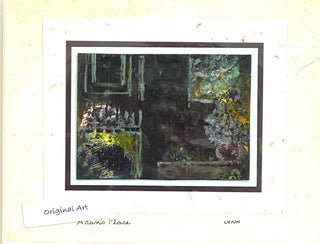 Lynn Orriss - Card - "Gran's Place" - Original painting triple mounted -  - Card - McMillan Arts Centre & MAC Box Office