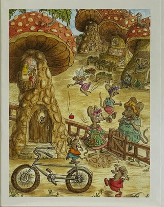 Kathryn Ellis Collins - Card - Mushroom Village with mice playing -  - Card - McMillan Arts Centre & MAC Box Office