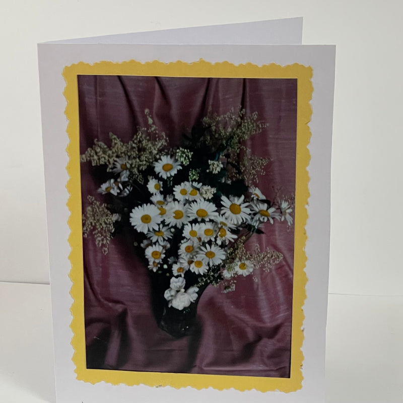 Penny Marshall - Card-  Photo - White Daisies -  - Card - McMillan Arts Centre & MAC Box Office