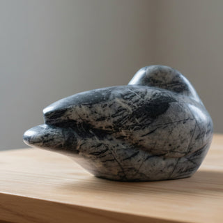Ian Howie - Carving - Sleeping Bird- Rainforest Marble, Kennedy Lake -  - Carving - McMillan Arts Centre & MAC Box Office