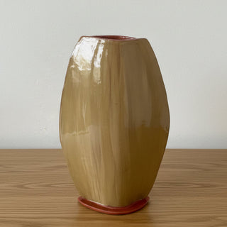 Claire Olivier - Pottery - Terracotta Vase - 8.5"" tall