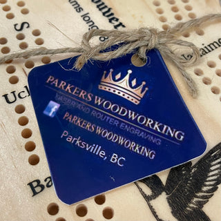 Colin Parker - Single Tier 3 Player Cribbage Board