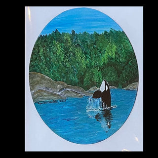 Louise Lavallee - Card - Oval - Orca -  - Card - McMillan Arts Centre & MAC Box Office