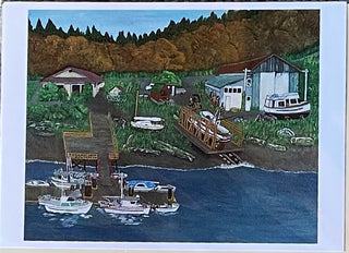 Louise Lavallee - Card - Cape Mudge Boat Works -  - Card - McMillan Arts Centre & MAC Box Office