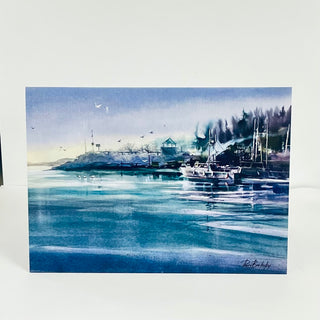 Peggy Burkosky - Card - Trawler at Point