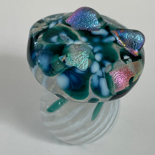 Cinderellas Glass - Glass - Mushroom - Blue/Green